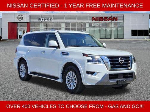 Aspen White 2024 Nissan Armada SV