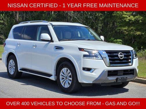 Aspen White 2024 Nissan Armada SV
