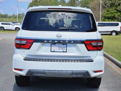 Aspen White 2024 Nissan Armada SV