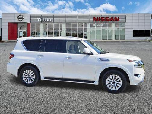 Aspen White 2024 Nissan Armada SV