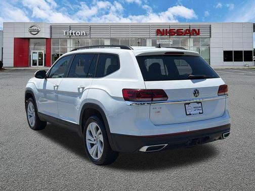 Pure White 2023 Volkswagen Atlas 3.6L SE w/Technology