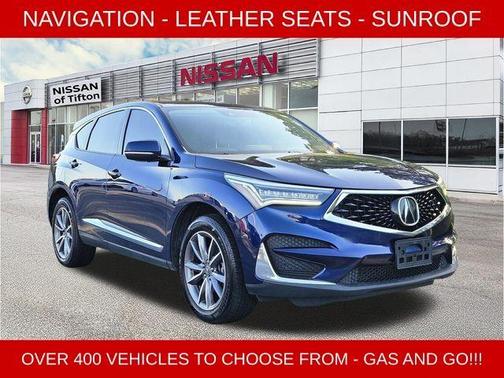 Apex Blue Pearl 2021 Acura RDX Technology Package