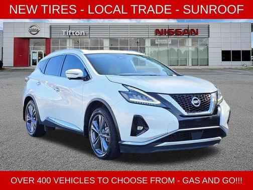 White 2020 Nissan Murano Platinum