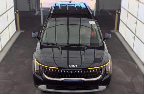 Blue 2025 Kia Carnival Hybrid EX