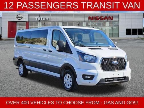 Oxford White 2024 Ford Transit-350 XLT