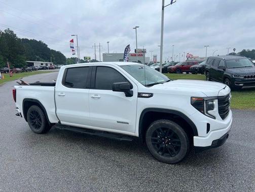 Summit White 2024 GMC Sierra 1500 Elevation