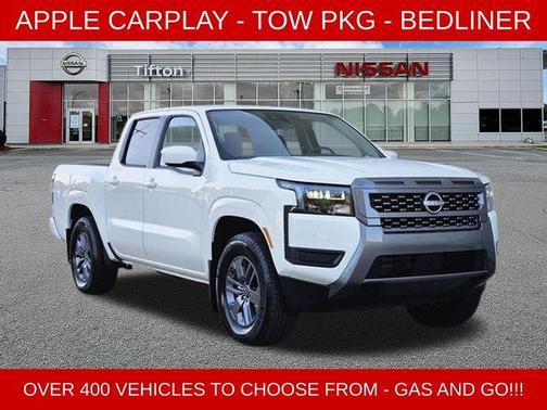 Glacier White 2026 Nissan Frontier SV