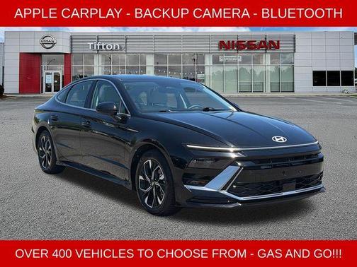 Black 2025 Hyundai SONATA SEL