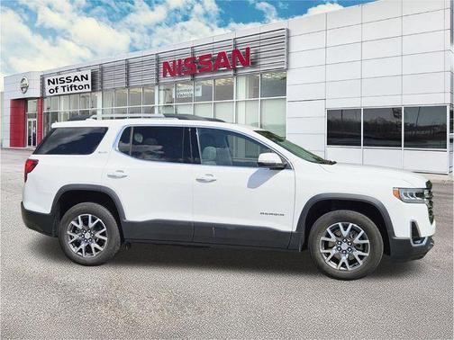 Summit White 2023 GMC Acadia SLT