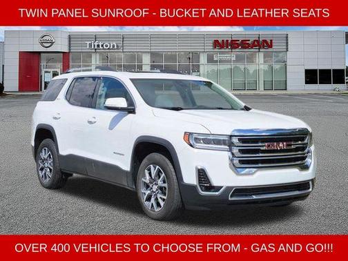 Summit White 2023 GMC Acadia SLT