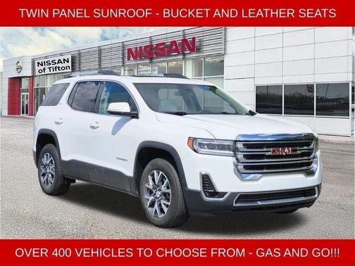 Summit White 2023 GMC Acadia SLT