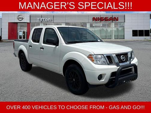 Glacier White 2019 Nissan Frontier SV