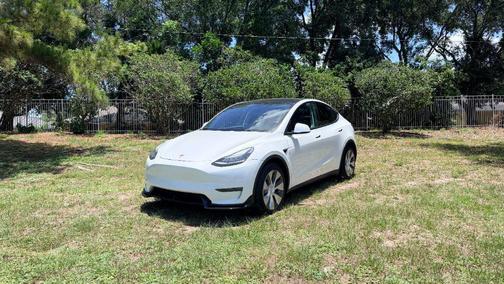 Pearl White Multi-Coat 2020 Tesla Model Y Long Range Dual Motor All-Wheel Drive