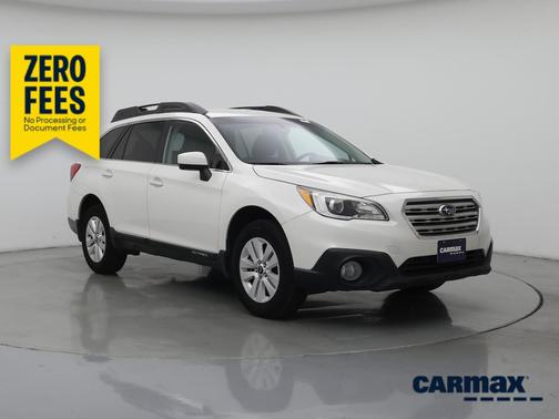 White 2017 Subaru Outback 2.5I Premium