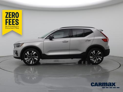 Silver 2023 Volvo XC40 B5 Ultimate Dark Theme