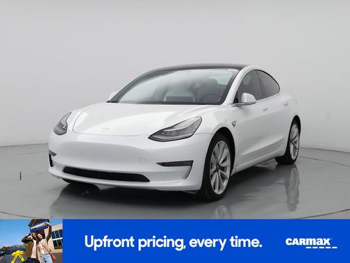 White 2019 Tesla Model 3 Long Range