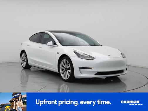 White 2019 Tesla Model 3 Long Range