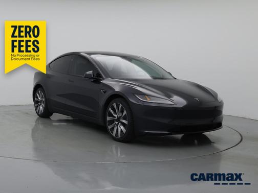 Gray 2025 Tesla Model 3 Long Range