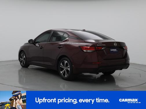 Burgundy 2022 Nissan Sentra SV