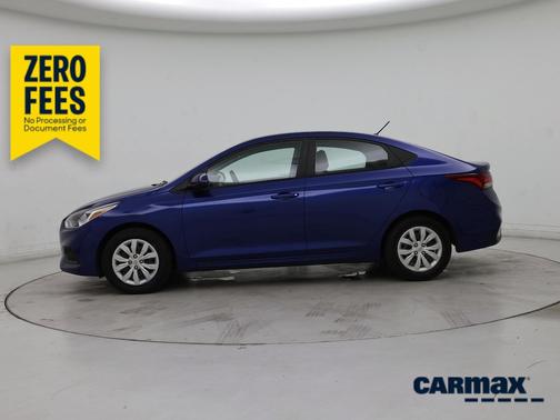 Blue 2021 Hyundai Accent SE