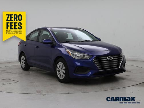 Blue 2021 Hyundai Accent SE