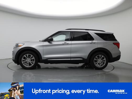 Silver 2021 Ford Explorer XLT