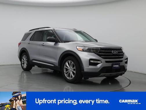 Silver 2021 Ford Explorer XLT