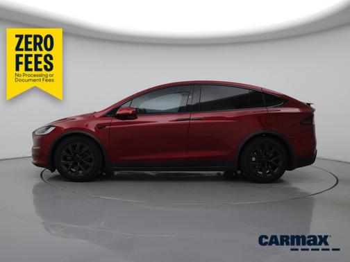 Red 2024 Tesla Model X Long Range