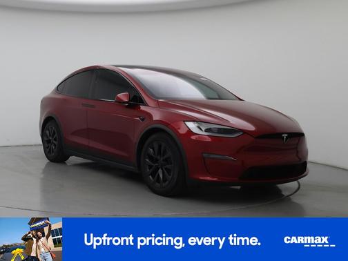 Red 2024 Tesla Model X Long Range