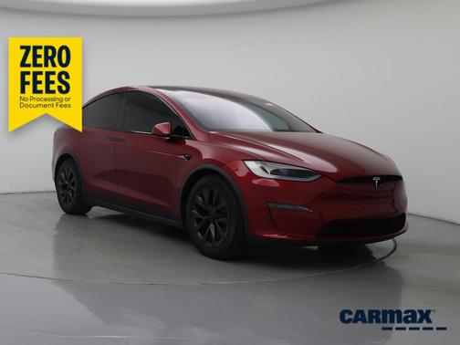Red 2024 Tesla Model X Long Range