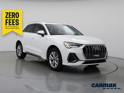 White 2025 Audi Q3 S-Line Premium