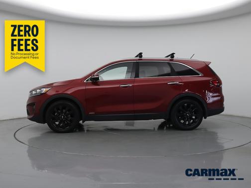 Red 2020 Kia Sorento EX