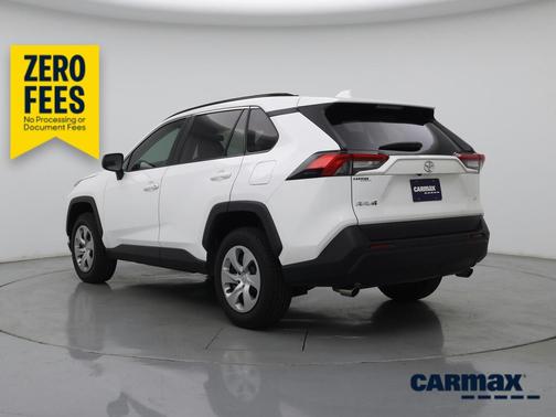 White 2020 Toyota RAV4 LE