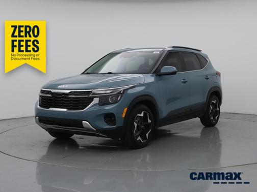 Blue 2024 Kia Seltos EX