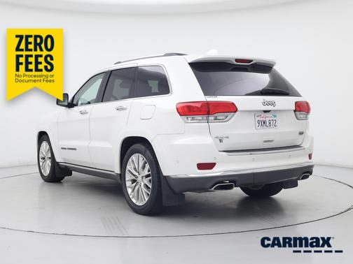 White 2017 Jeep Grand Cherokee Summit