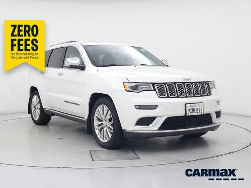 White 2017 Jeep Grand Cherokee Summit