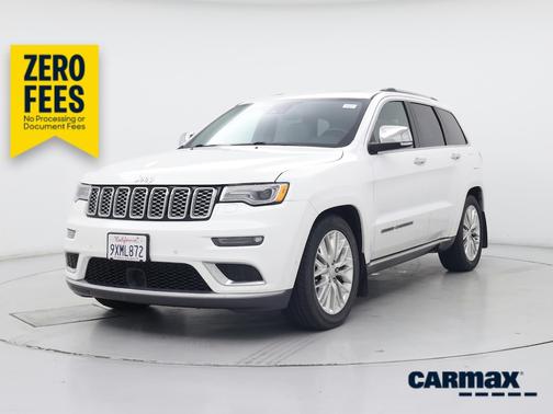 White 2017 Jeep Grand Cherokee Summit