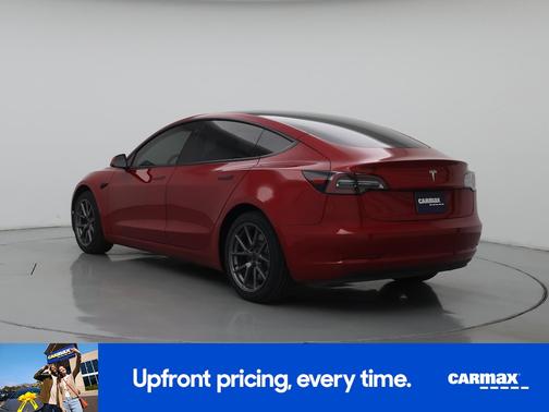 Red 2022 Tesla Model 3