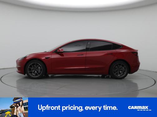 Red 2022 Tesla Model 3