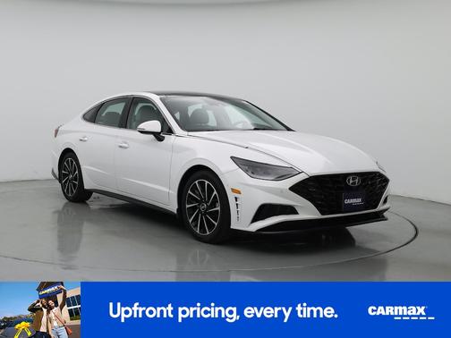 White 2021 Hyundai SONATA Limited