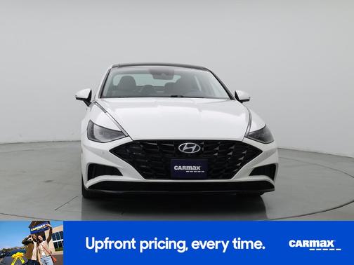 White 2021 Hyundai SONATA Limited
