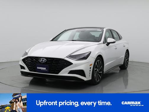 White 2021 Hyundai SONATA Limited
