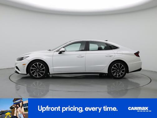 White 2021 Hyundai SONATA Limited