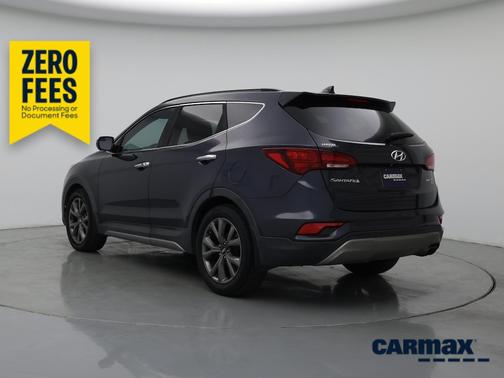 Blue 2017 Hyundai Santa Fe Sport Ultimate