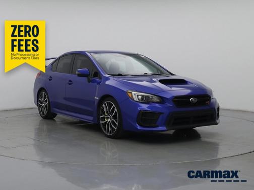 Blue 2021 Subaru WRX STI