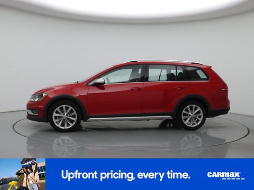 Red 2017 Volkswagen Golf Alltrack S