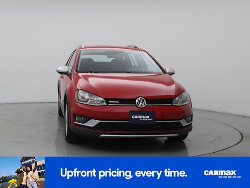 Red 2017 Volkswagen Golf Alltrack S