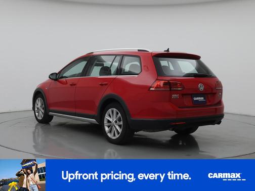 Red 2017 Volkswagen Golf Alltrack S