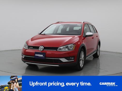 Red 2017 Volkswagen Golf Alltrack S