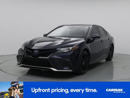 Blue 2021 Toyota Camry Hybrid XSE